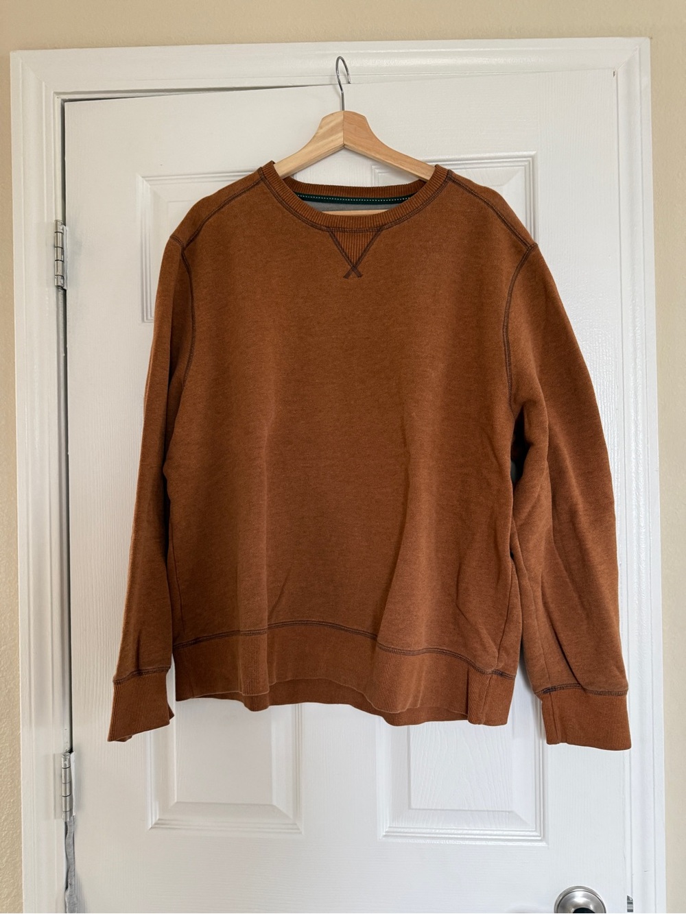 Men's Crewneck Sweatshirt - Brown